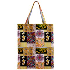 Yellow Aesthetics Zipper Classic Tote Bag by designsbymallika