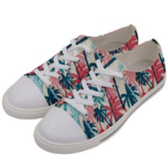 Tropical Love Women s Low Top Canvas Sneakers by designsbymallika