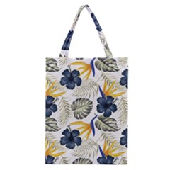 Tropical Blue Love Classic Tote Bag by designsbymallika