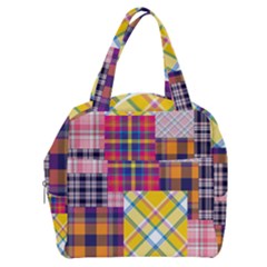 Checks Pattern Boxy Hand Bag by designsbymallika