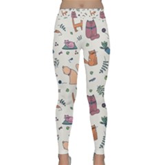 Funny Cats Classic Yoga Leggings by SychEva