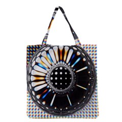 Digital Wheel Grocery Tote Bag by Sparkle