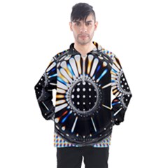 Digital Wheel Men s Half Zip Pullover by Sparkle