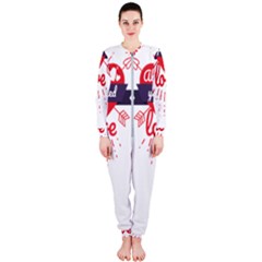 All You Need Is Love Onepiece Jumpsuit (ladies) 