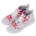 all you need is love Men s Lightweight High Top Sneakers View2