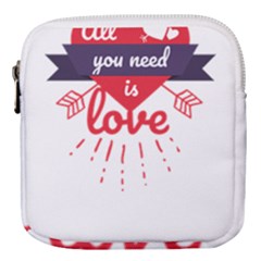 All You Need Is Love Mini Square Pouch