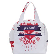 All You Need Is Love Boxy Hand Bag by DinzDas