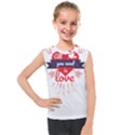 all you need is love Kids  Mesh Tank Top View1