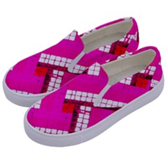 Pop Art Mosaic Kids  Canvas Slip Ons by essentialimage365