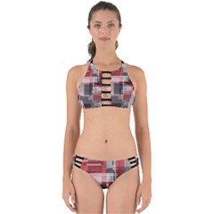 Abstract Tiles, Mixed Color Paint Splashes, Altered Perfectly Cut Out Bikini Set by Casemiro