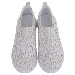 Cute Bunnies And Carrots Pattern, Light Colored Theme No Lace Lightweight Shoes by Casemiro