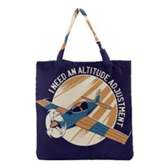 Airplane - I Need Altitude Adjustement Grocery Tote Bag by DinzDas