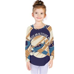 Airplane - I Need Altitude Adjustement Kids  Long Sleeve Tee