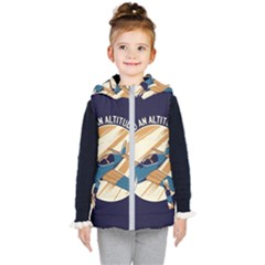 Airplane - I Need Altitude Adjustement Kids  Hooded Puffer Vest