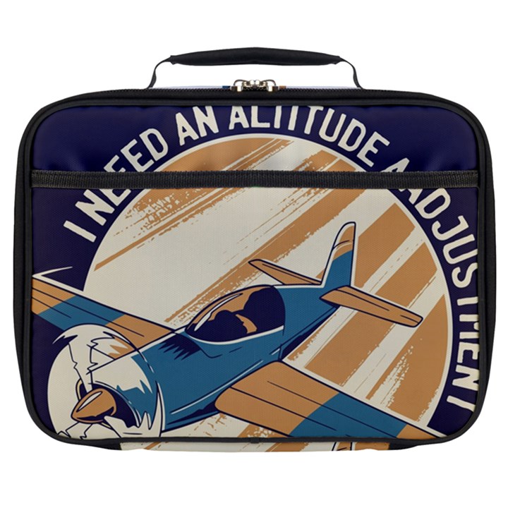 Airplane - I Need Altitude Adjustement Full Print Lunch Bag