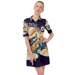 Airplane - I Need Altitude Adjustement Belted Shirt Dress