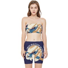 Airplane - I Need Altitude Adjustement Stretch Shorts And Tube Top Set by DinzDas