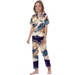 Airplane - I Need Altitude Adjustement Kids  Satin Short Sleeve Pajamas Set
