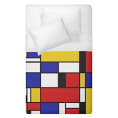 Stripes And Colors Textile Pattern Retro Duvet Cover (single Size) by DinzDas