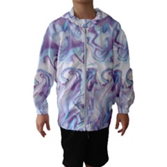 Tie Diy Diys Retro Batic Design Kids  Hooded Windbreaker by DinzDas