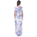 Tie Diy Diys Retro Batic Design Short Sleeve Maxi Dress View2