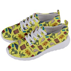 Tropical Island Tiki Parrots, Mask And Palm Trees Men s Lightweight Sports Shoes by DinzDas