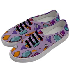 Back To School And Schools Out Kids Pattern Men s Classic Low Top Sneakers by DinzDas