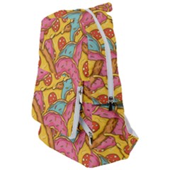 Fast Food Pizza And Donut Pattern Travelers  Backpack by DinzDas