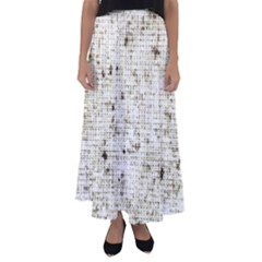 Geometric Abstract Sufrace Print Flared Maxi Skirt by dflcprintsclothing