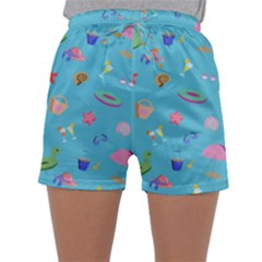 Summer  Beach  The Sun Sleepwear Shorts by SychEva