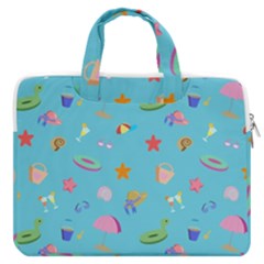 Summer  Beach  The Sun Macbook Pro Double Pocket Laptop Bag (large) by SychEva