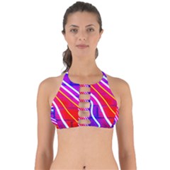 Pop Art Neon Lights Perfectly Cut Out Bikini Top by essentialimage365