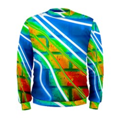 Pop Art Neon Wall Men s Sweatshirt