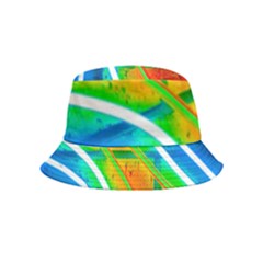 Pop Art Neon Wall Bucket Hat (Kids)