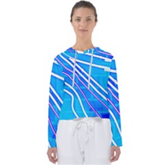 Pop Art Neon Wall Women s Slouchy Sweat by essentialimage365