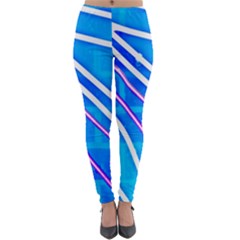 Pop Art Neon Wall Lightweight Velour Leggings by essentialimage365