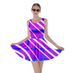 Pop Art Neon Wall Skater Dress by essentialimage365