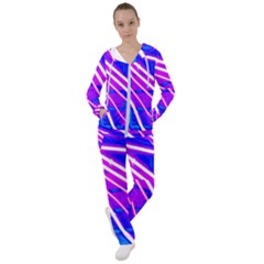 Pop Art Neon Wall Women s Tracksuit by essentialimage365