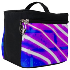 Pop Art Neon Wall Make Up Travel Bag (big) by essentialimage365