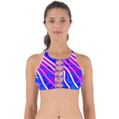 Pop Art Neon Wall Perfectly Cut Out Bikini Top by essentialimage365