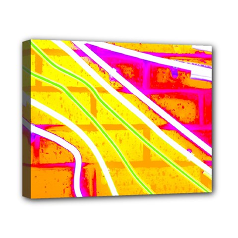 Pop Art Neon Wall Canvas 10  X 8  (stretched) by essentialimage365