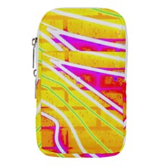 Pop Art Neon Wall Waist Pouch (small) by essentialimage365