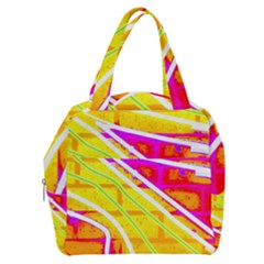 Pop Art Neon Wall Boxy Hand Bag by essentialimage365