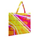 Pop Art Neon Wall Zipper Large Tote Bag View2