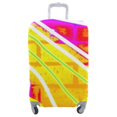 Pop Art Neon Wall Luggage Cover (medium) by essentialimage365