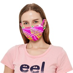 Pop Art Neon Wall Crease Cloth Face Mask (adult) by essentialimage365