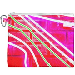 Pop Art Neon Wall Canvas Cosmetic Bag (xxxl) by essentialimage365