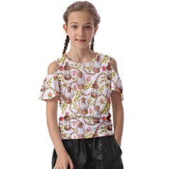 Latterns Pattern Kids  Butterfly Cutout Tee