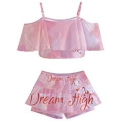 Dream High Kids  Off Shoulder Skirt Bikini by designsbymallika