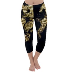 Bud Gilt  Capri Winter Leggings  by MRNStudios